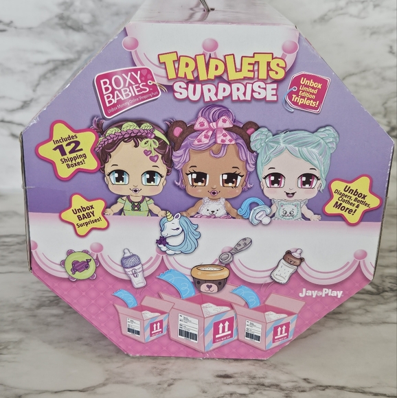 New In Box Boxy Babies Triplets Surprise - Picture 9 of 11